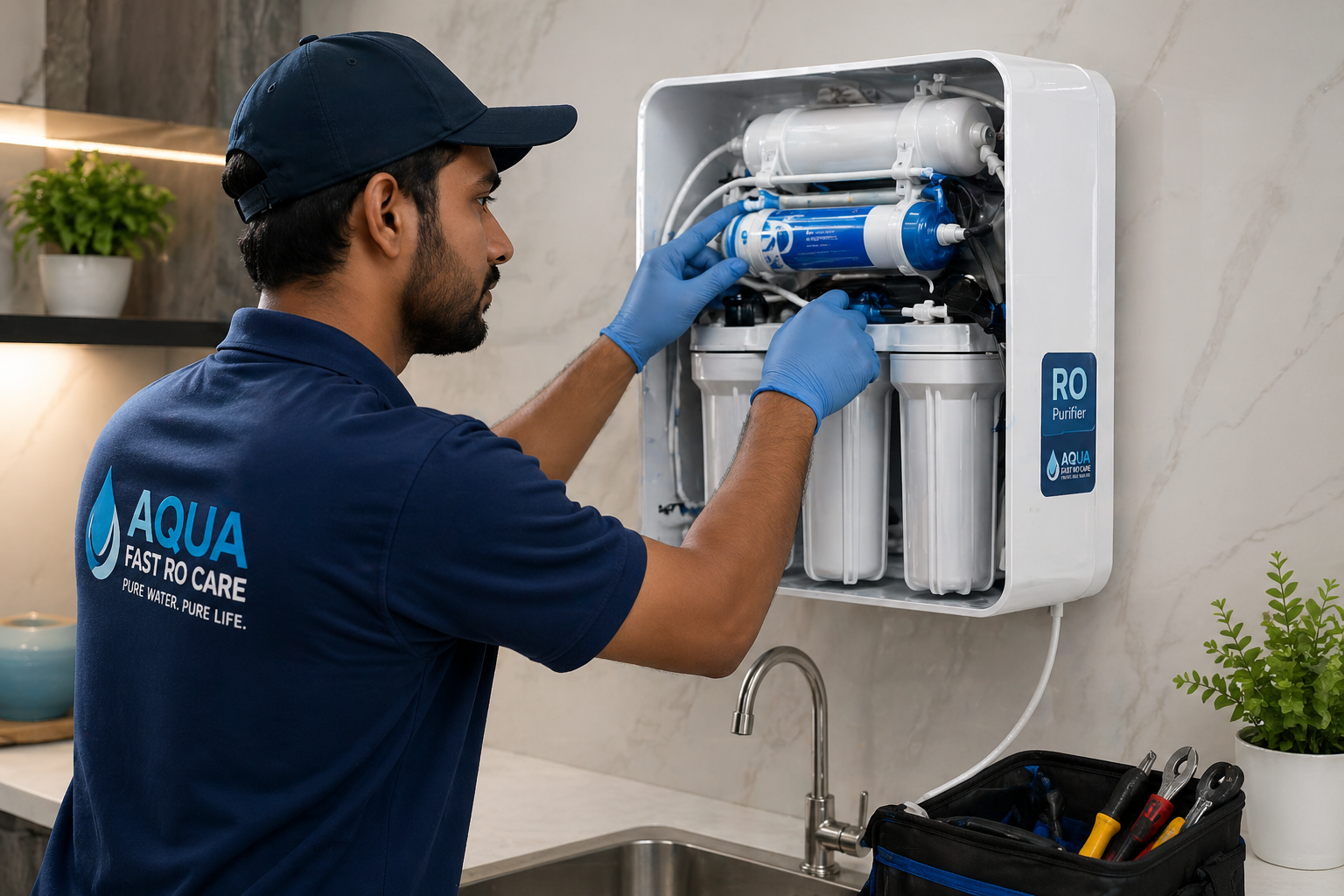 Aqua Fast RO Care Services in Noida - Professional Water Purifier Maintenance